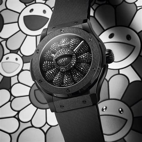 hublot 開 箱|開箱－HUBLOT x 村上隆 All Black聯名腕錶 .